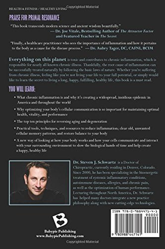 Primal Resonance: Discover the Secrets of Health, Vitality, and Optimal Human Performance. Paperback Book
